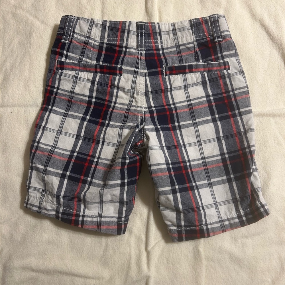 Crazy 8 Red, Black and White Plaid Shorts - Picture 2 of 5